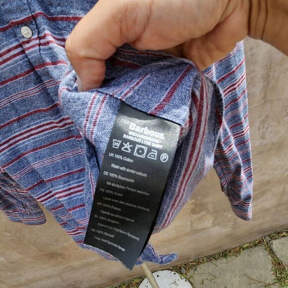 Barbour lyde button up shirt striped - Picture 5 of 9